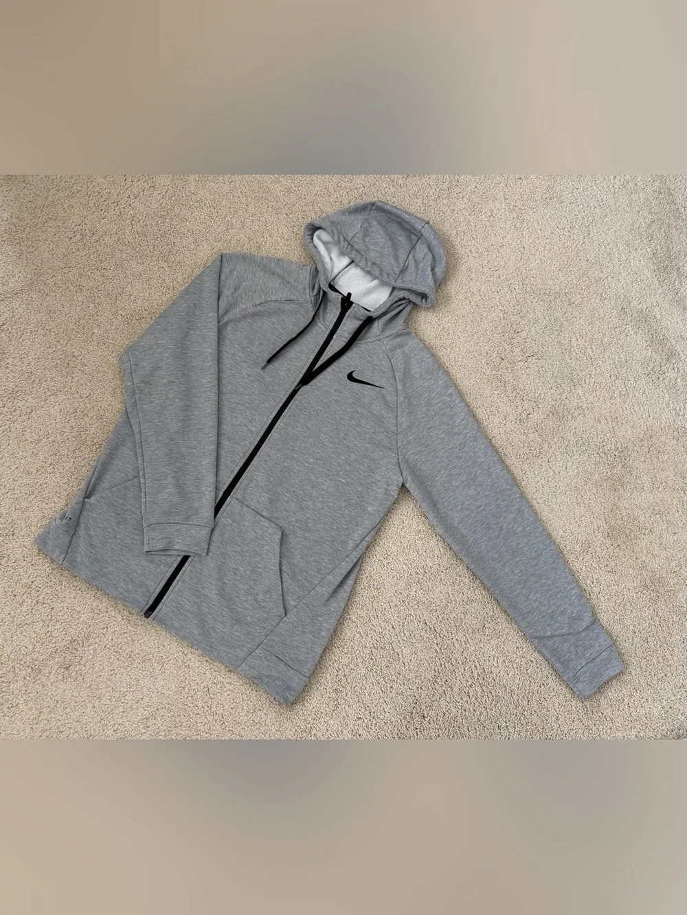 Men's Nike Dri-FIT Full-Zip Training Hoodie. Mens Medium